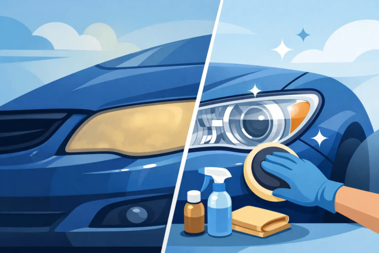 How to Fix Cloudy Yellow Headlights