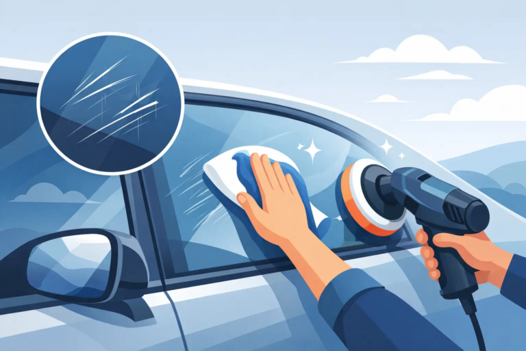 How to Remove Scratches From Car Glass