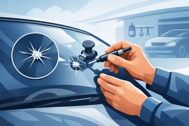 How to Repair a Star Break Windshield
