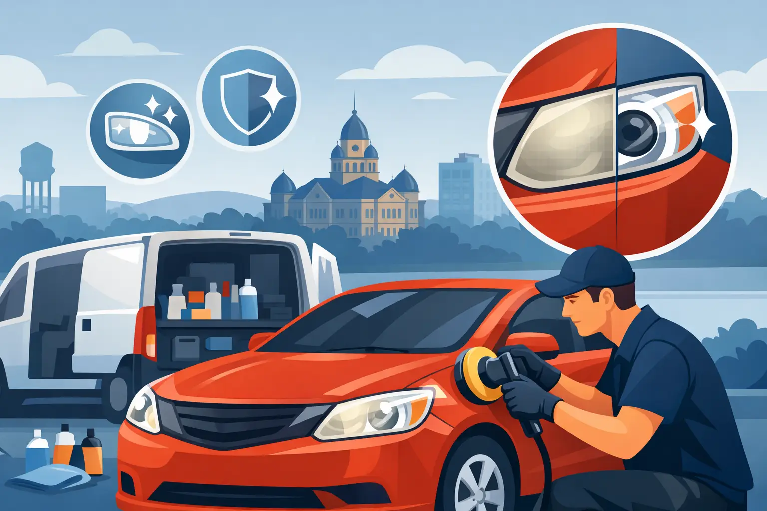 Mobile Headlight Restoration Denton Drivers Trust
