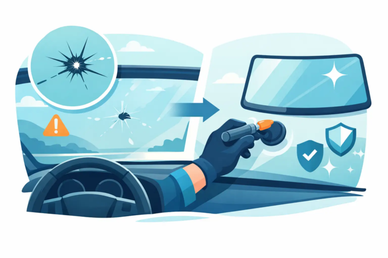 Benefits of Repairing Windshield Chips Fast