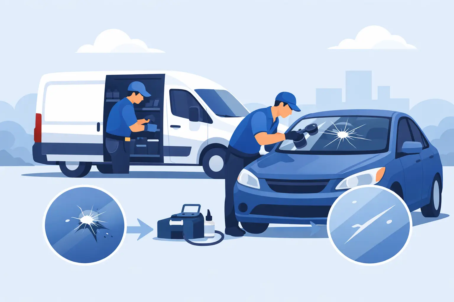 How Mobile Windshield Repair Works