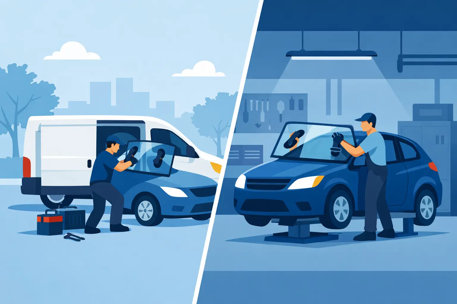 Mobile Windshield Service vs Shop: Which Wins?