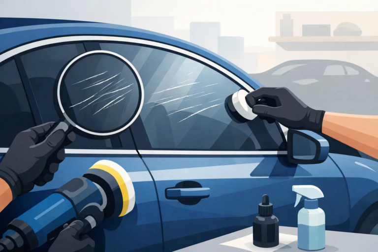 Can Scratched Side Glass Be Repaired on Your Car?