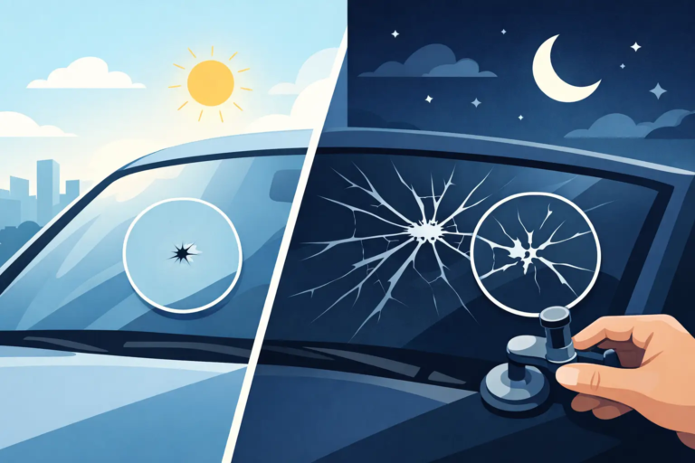Can Windshield Chips Spread Overnight? What to Do