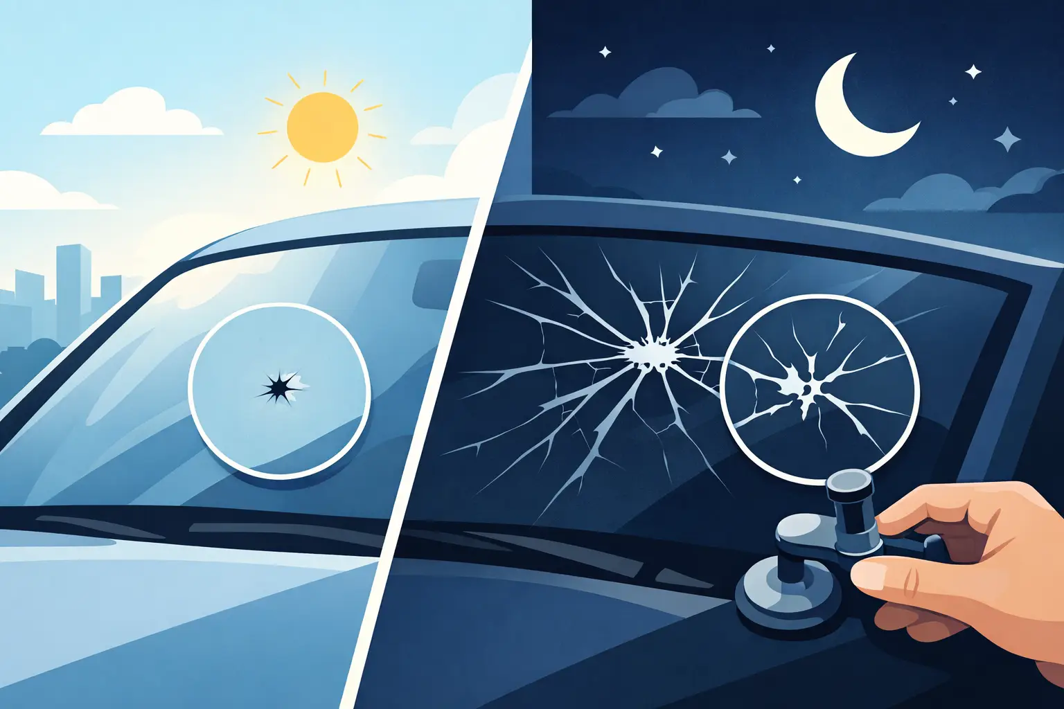 Can Windshield Chips Spread Overnight? What to Do
