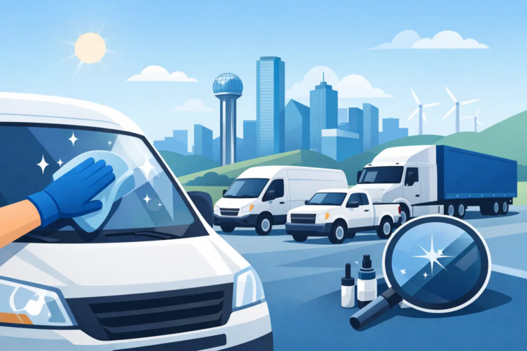 Fleet Vehicle Glass Care Guide for North Texas