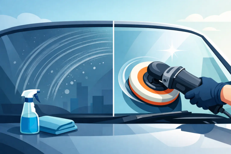 Glass Polishing for Wiper Marks That Works
