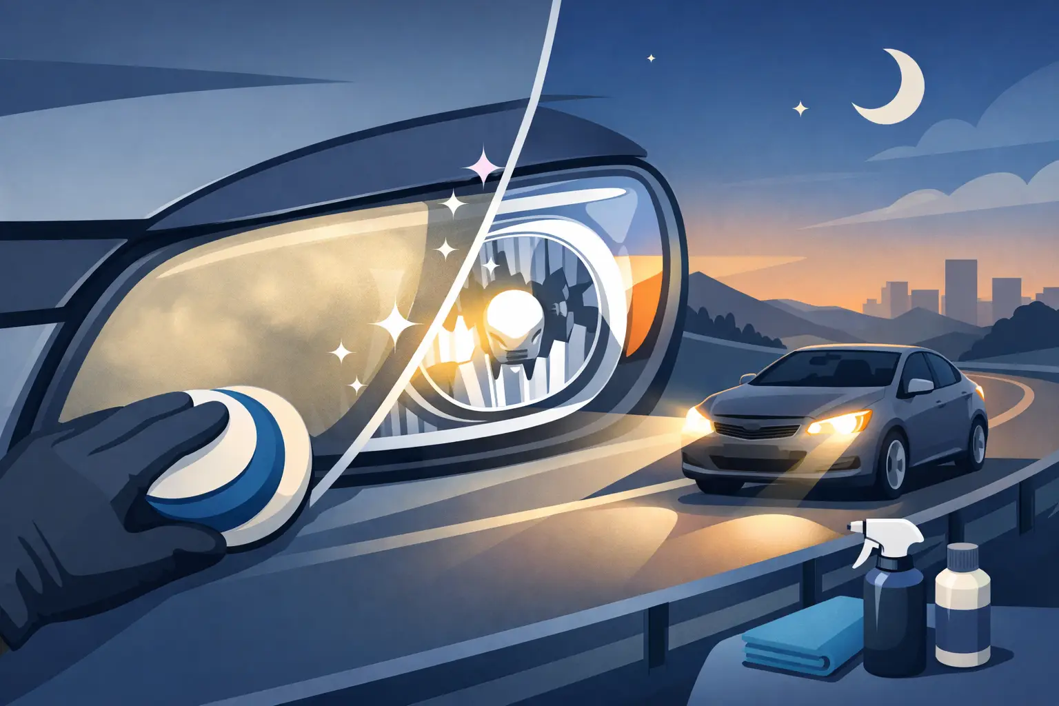 Headlight Clarity Restoration Guide for Safer Driving