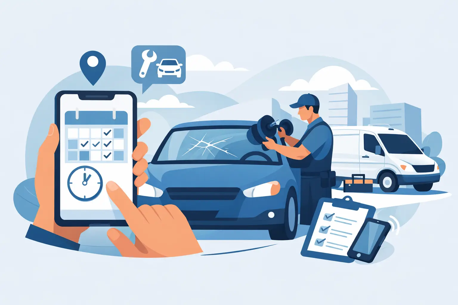 How to Schedule Mobile Windshield Service