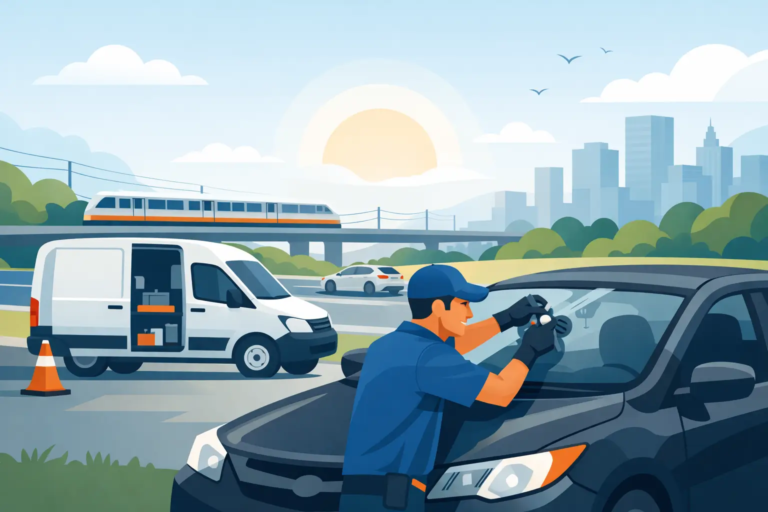 Mobile Windshield Repair for Commuters