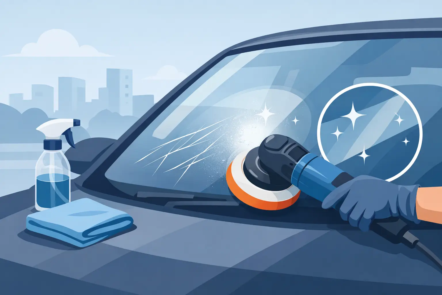 How Scratched Glass Polishing Works on Windshields