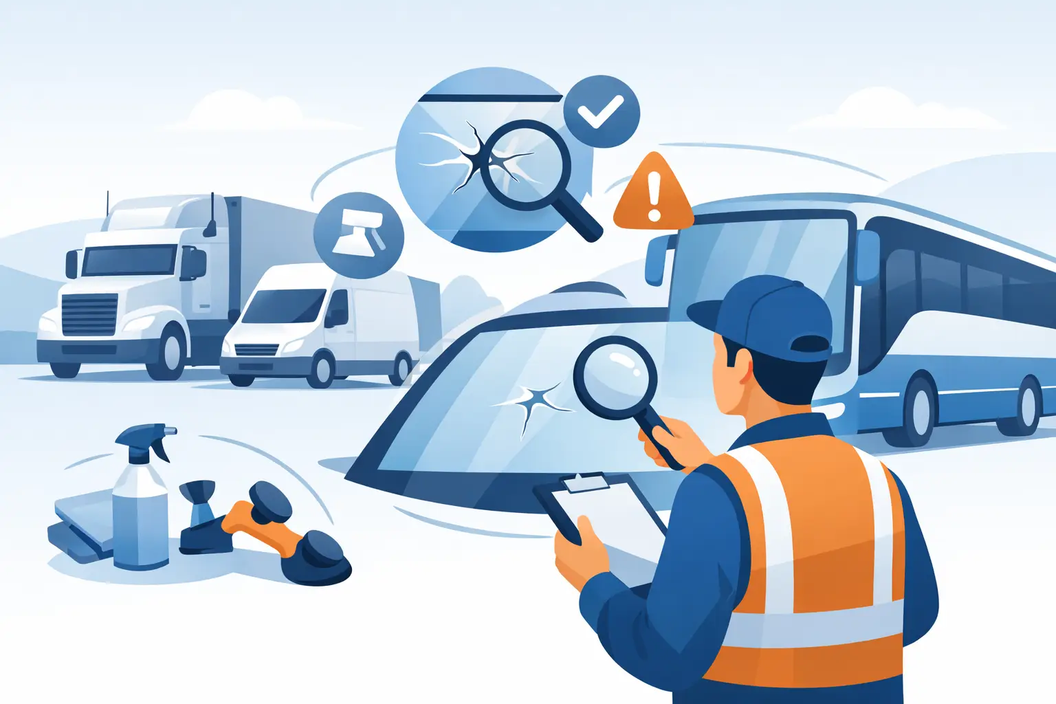 Commercial Vehicle Windshield Inspection Guide