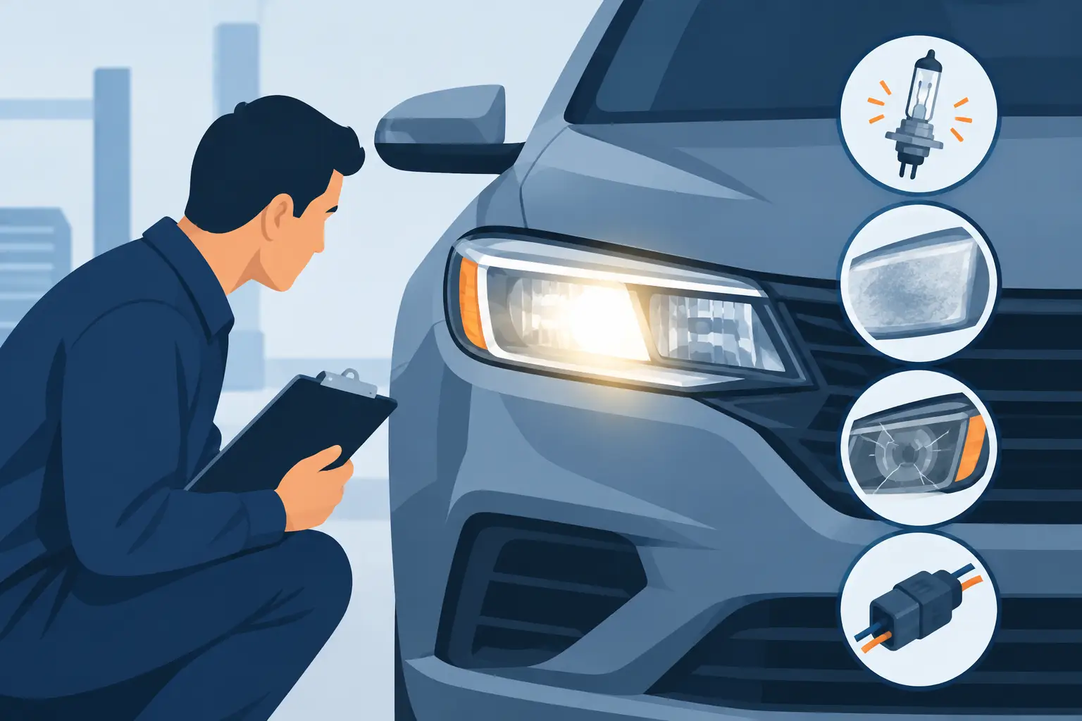 The Top Reasons Headlights Fail Inspection