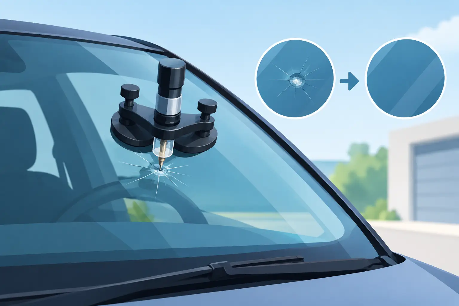 Windshield Repair: When a Chip Can Be Saved